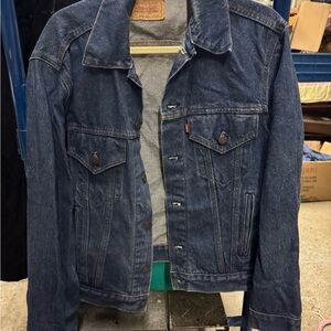 Levi's Men's Dark Blue Denim Jacket 70506-0216